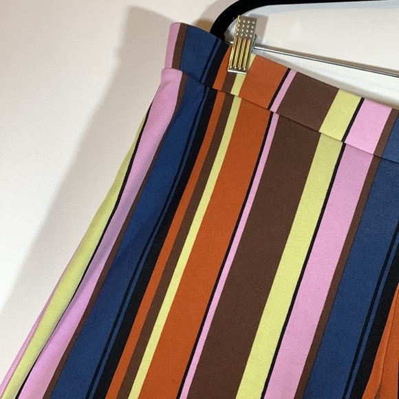 ASOS Multi-Coloured Striped Cropped Pants - Picture 3 of 8